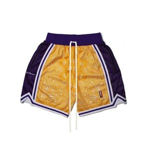Collect & Select Yellow Black Mamba Lakers Basketball Shorts size xs